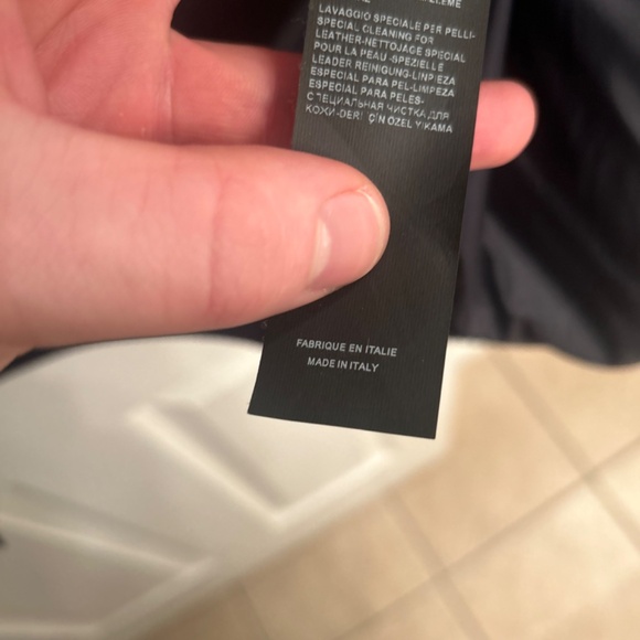 Paul & Shark 700 Fill Goose Down Puffer Jacket w/ Leather Trim - Picture 7 of 14